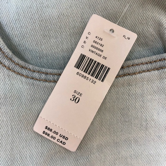 Anthropologie Pilcro High Waisted Denim Shorts - Picture 2 of 4